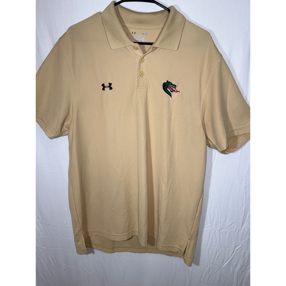 Under Armour Univ‎ of Alabama at Birmingham gold polo large heat gear football